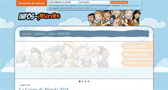 Desktop Screenshot of infos-jeunes.com